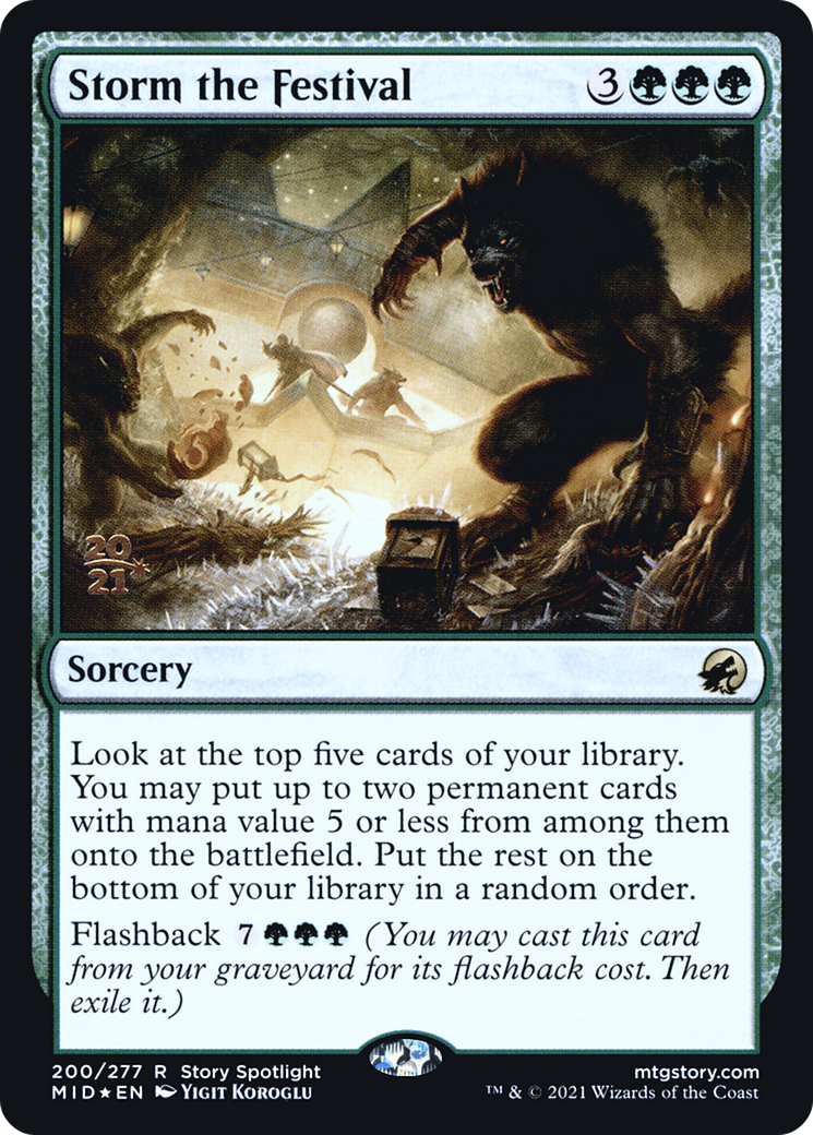 Image of Storm the Festival [Innistrad: Midnight Hunt Prerelease Promos]