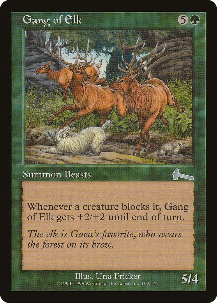 Image of Gang of Elk [Urza's Legacy]