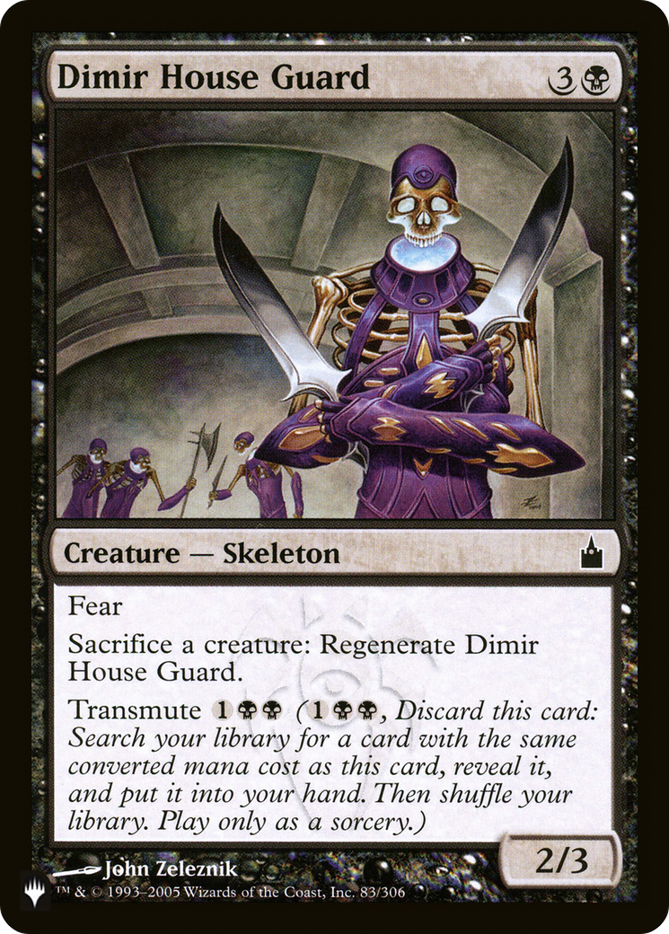 Image of Dimir House Guard [The List]