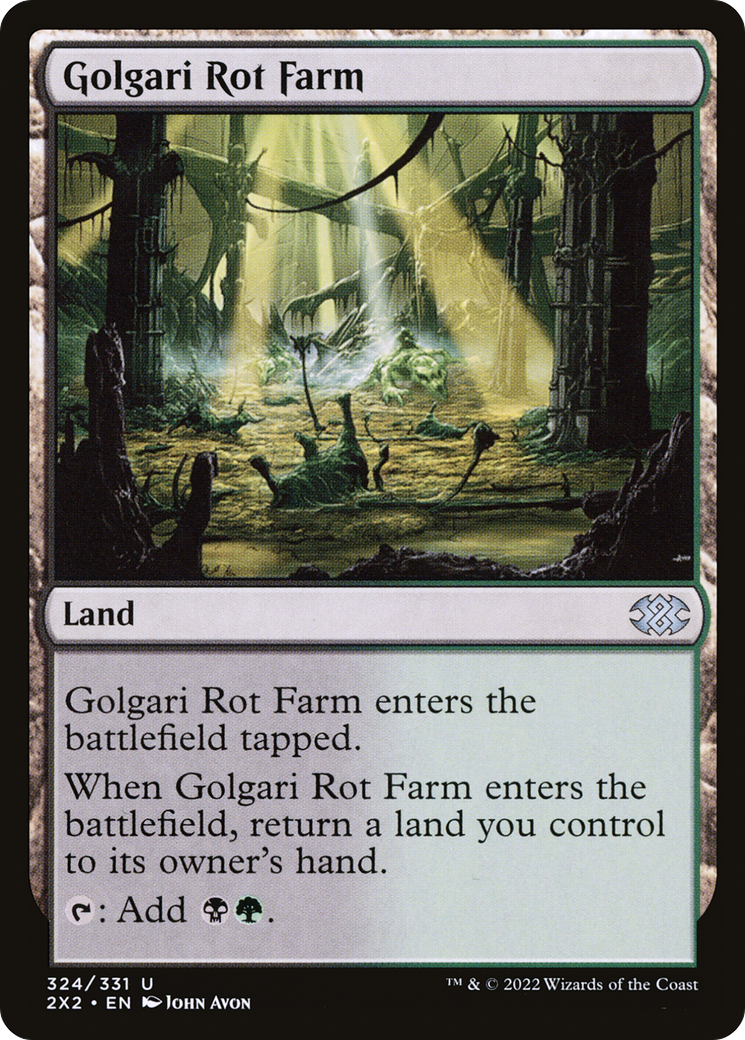 Image of Golgari Rot Farm [Double Masters 2022]