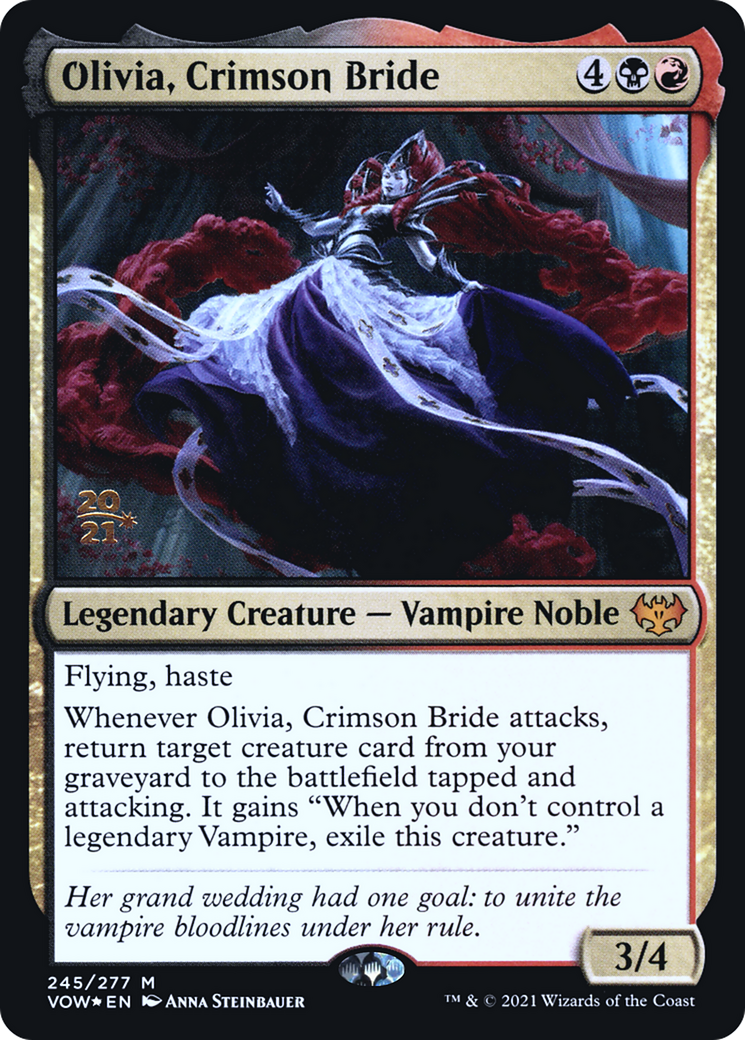 Image of Olivia, Crimson Bride [Innistrad: Crimson Vow Prerelease Promos]