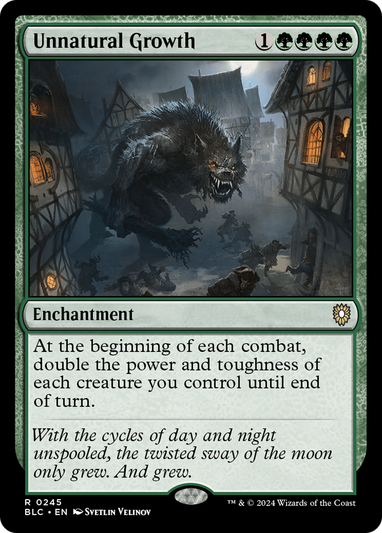 Image of Unnatural Growth [Bloomburrow Commander]