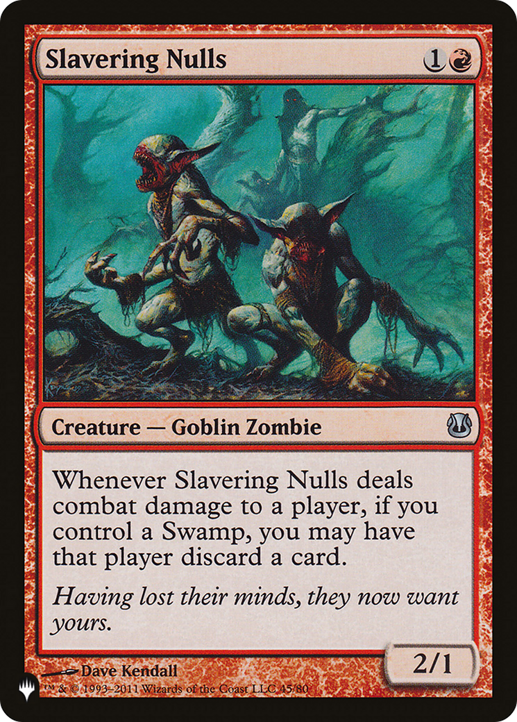 Image of Slavering Nulls [The List]
