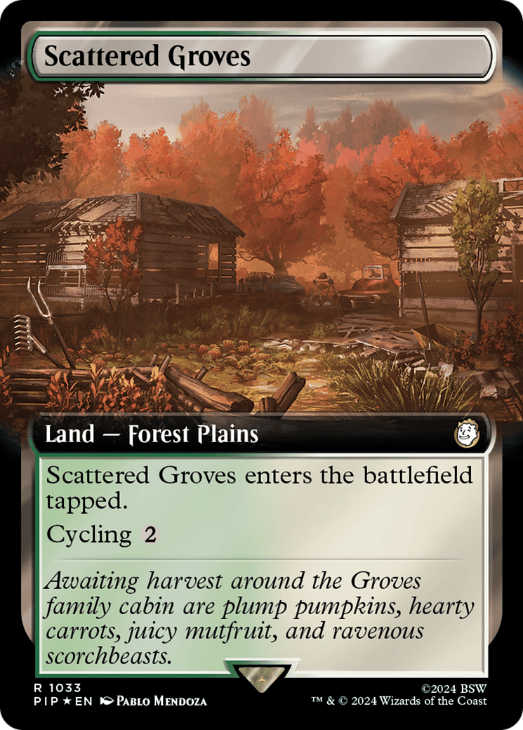 Image of Scattered Groves (Extended Art) (Surge Foil) [Fallout]