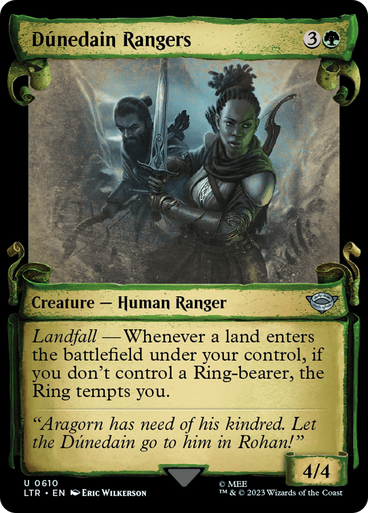 Image of Dunedain Rangers [The Lord of the Rings: Tales of Middle-Earth Showcase Scrolls]