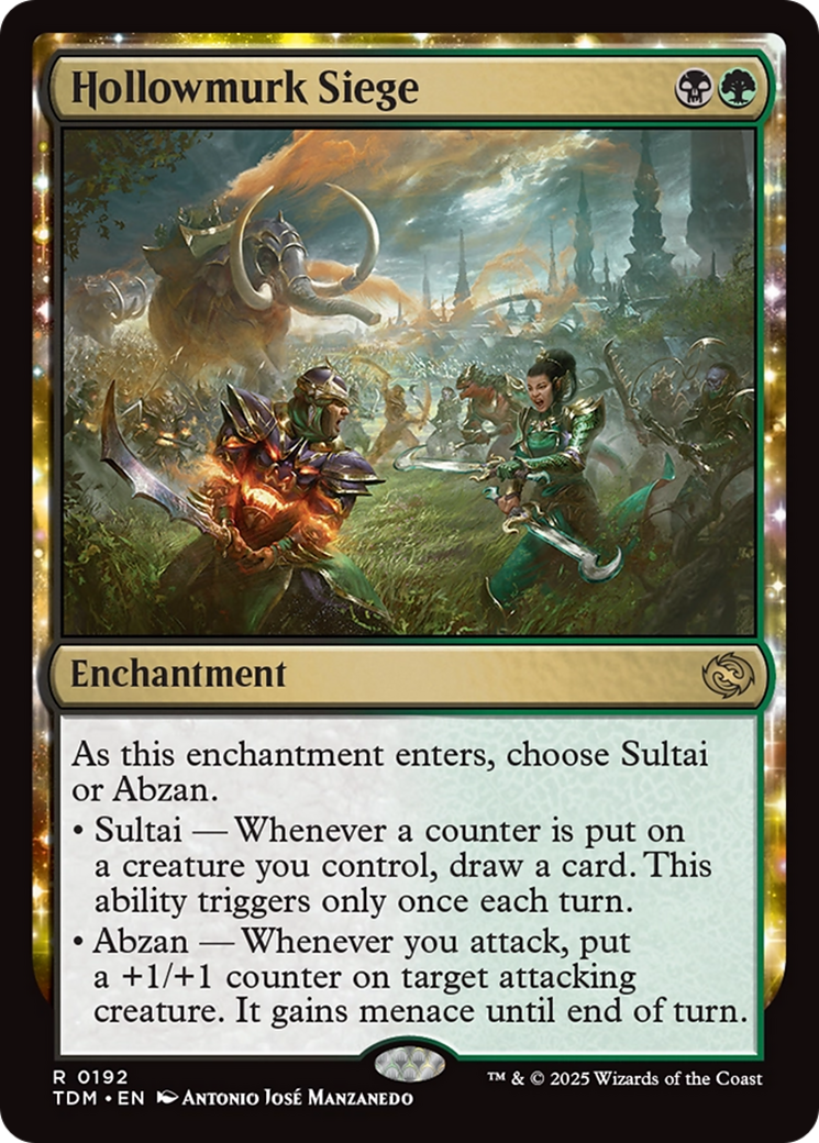 Image of Hollowmurk Siege [Tarkir: Dragonstorm]