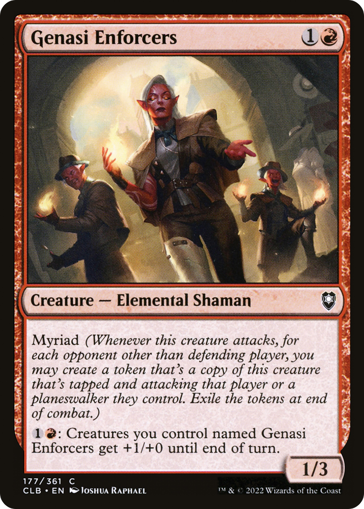 Image of Genasi Enforcers [Commander Legends: Battle for Baldur's Gate]