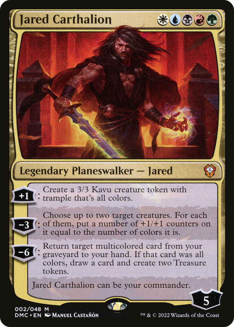 Image of Jared Carthalion [Dominaria United Commander]