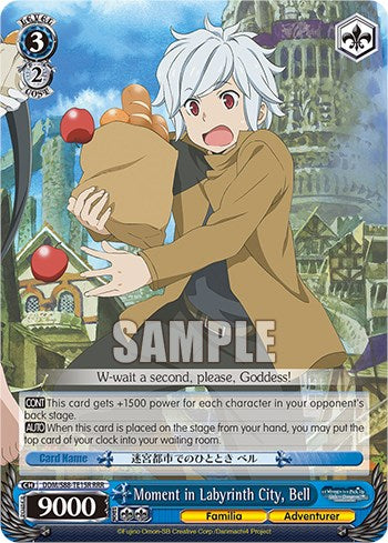 Image of Moment in Labyrinth City, Bell (DDM/S88-TE15R RRR) [Is it Wrong to Try to Pick Up Girls in a Dungeon?]