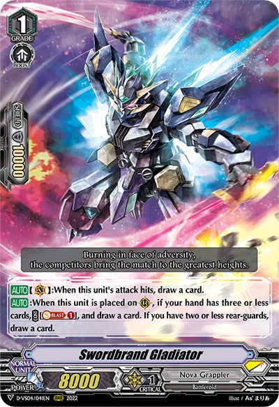 Image of Swordbrand Gladiator (D-VS04/041EN) [V Clan Collection Vol.4]