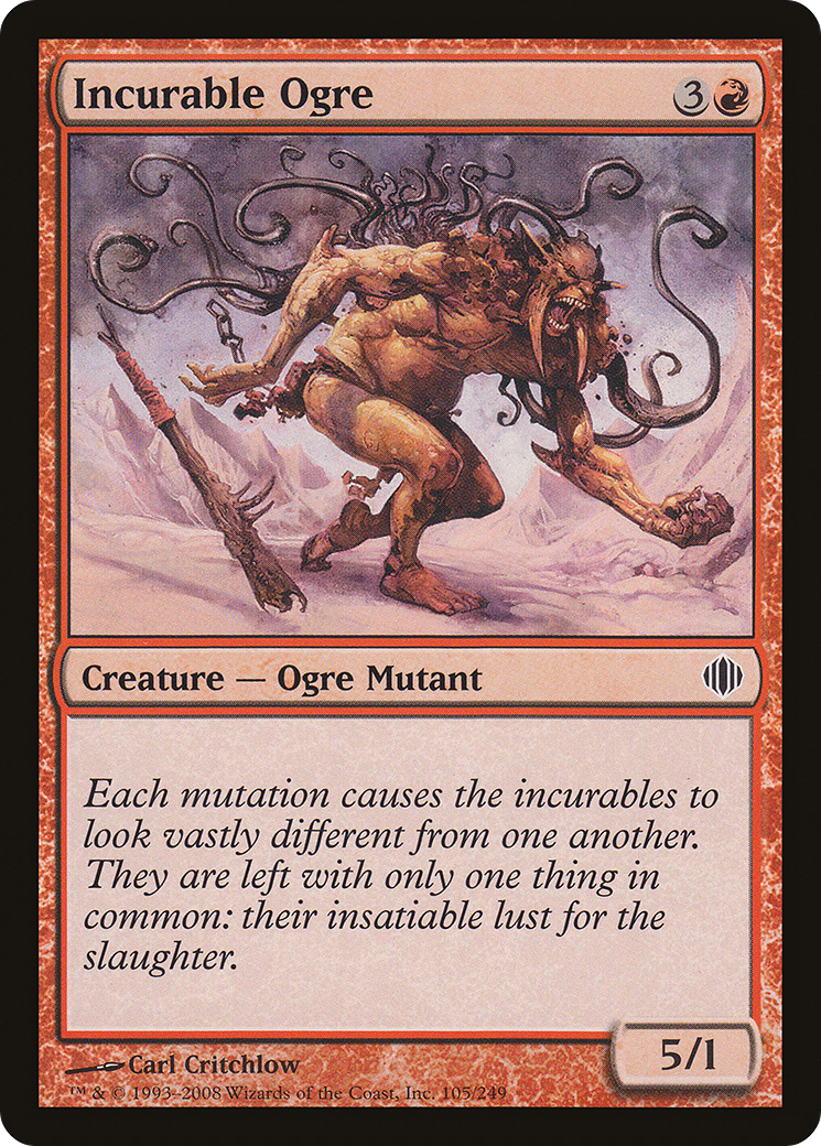Image of Incurable Ogre [Shards of Alara]