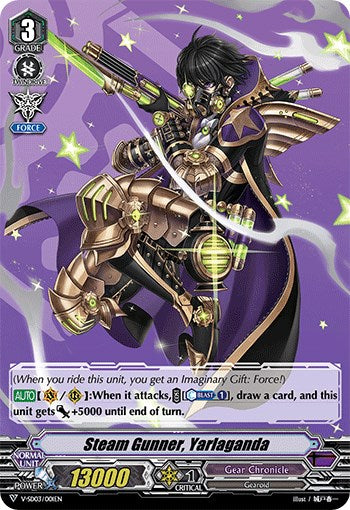 Image of Steam Gunner, Yarlaganda (V-SD03/003EN) [2020 Demo Deck 