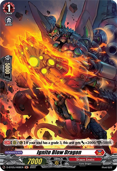 Image of Ignite Blow Dragon (D-BT05/H08EN) [Triumphant Return of the Brave Heroes]
