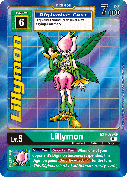 Image of Lillymon [EX1-039] (Alternate Art) [Classic Collection]