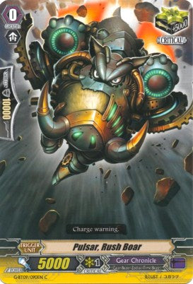 Image of Pulsar, Rush Boar (G-BT09/090EN) [Divine Dragon Caper]