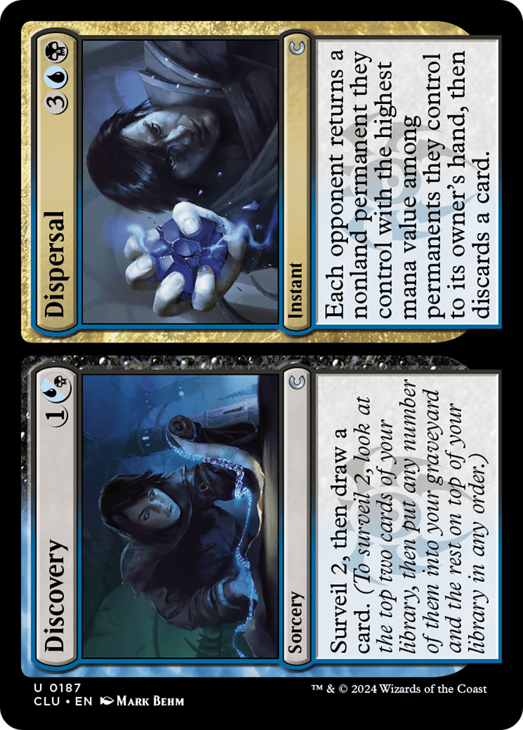 Image of Discovery // Dispersal [Ravnica: Clue Edition]