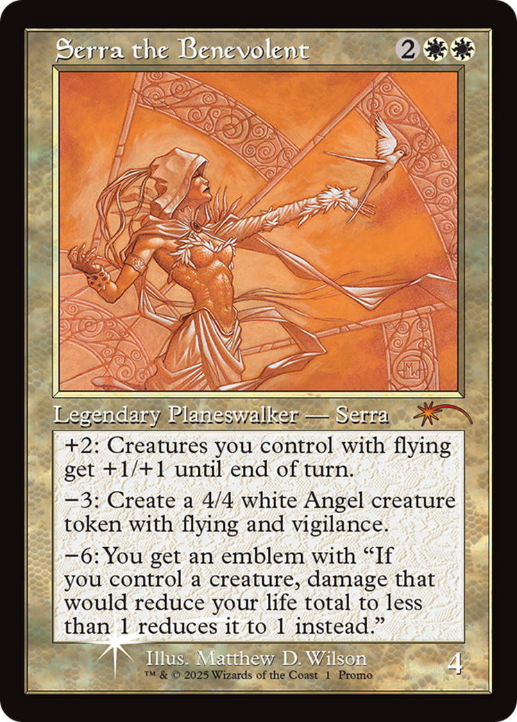 Image of Serra the Benevolent (Retro Frame) [MagicFest 2019]