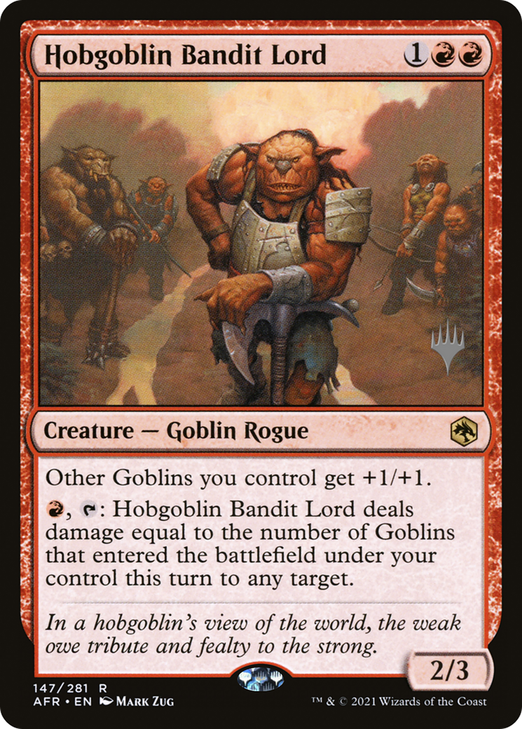 Image of Hobgoblin Bandit Lord (Promo Pack) [Dungeons & Dragons: Adventures in the Forgotten Realms Promos]