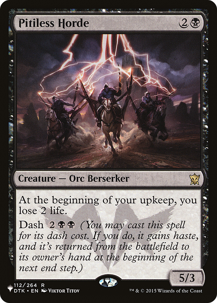 Image of Pitiless Horde [The List]