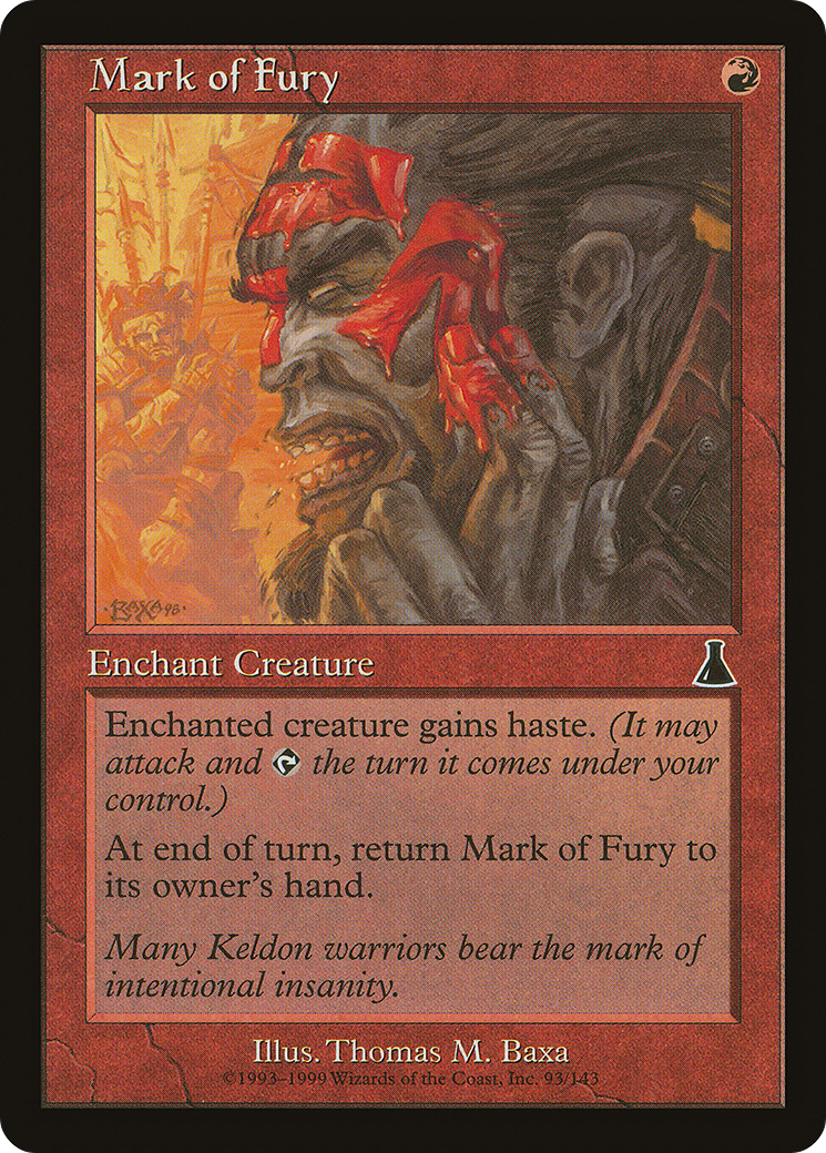 Image of Mark of Fury [Urza's Destiny]