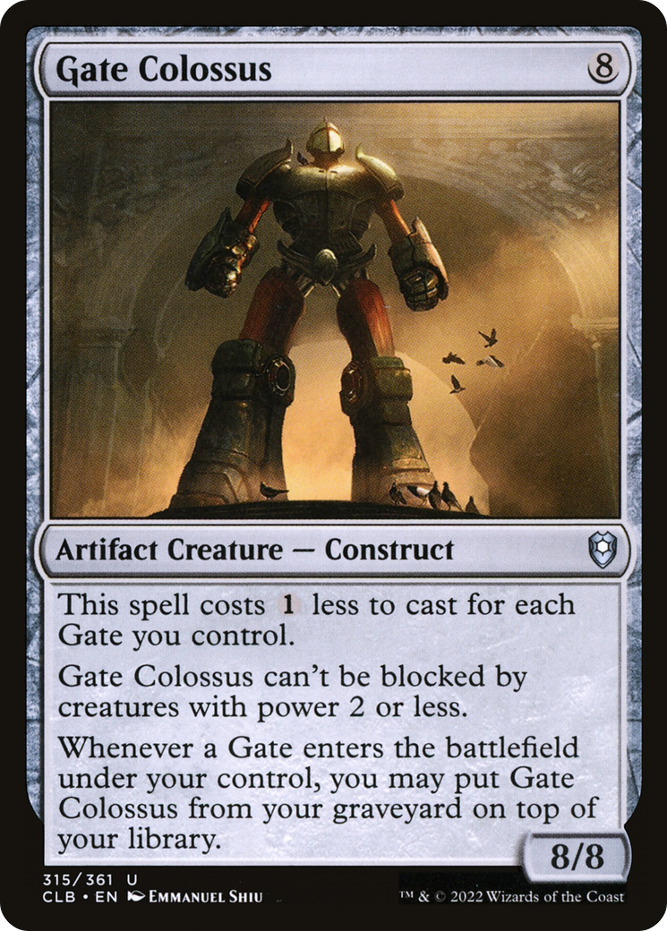 Image of Gate Colossus [Commander Legends: Battle for Baldur's Gate]