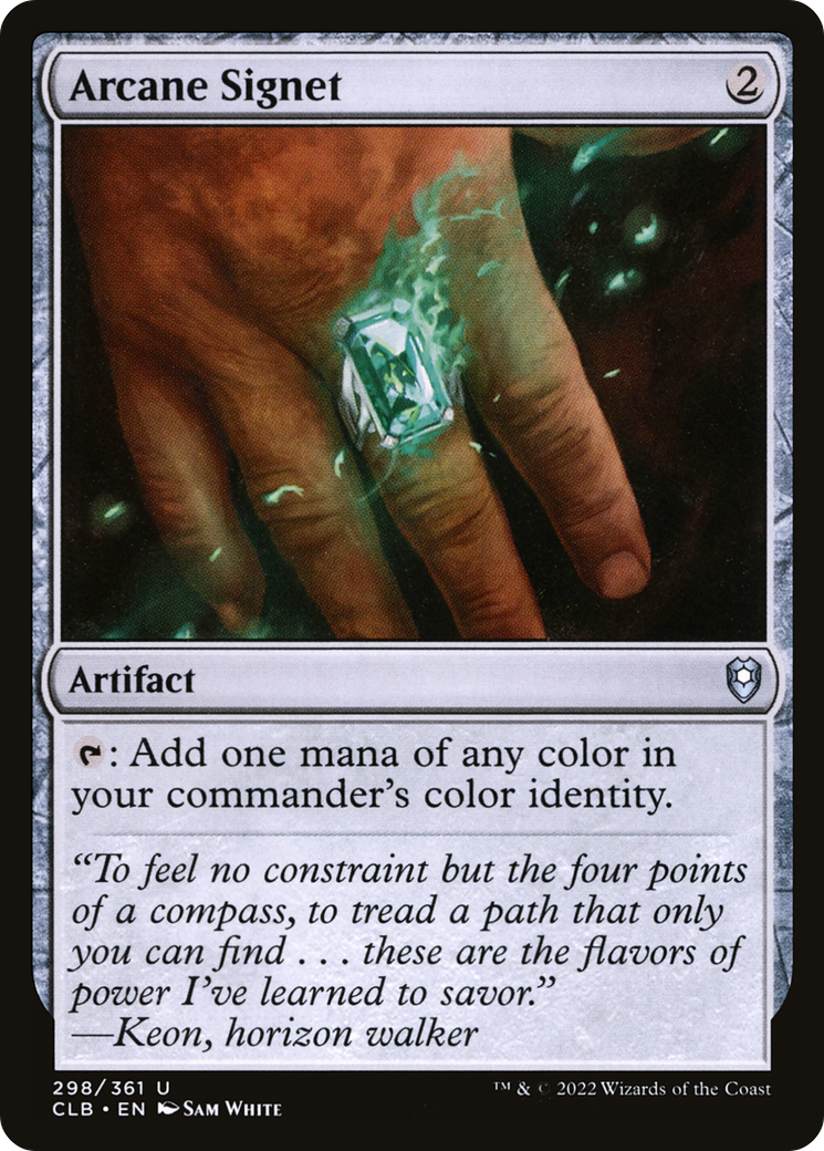 Image of Arcane Signet [Commander Legends: Battle for Baldur's Gate]