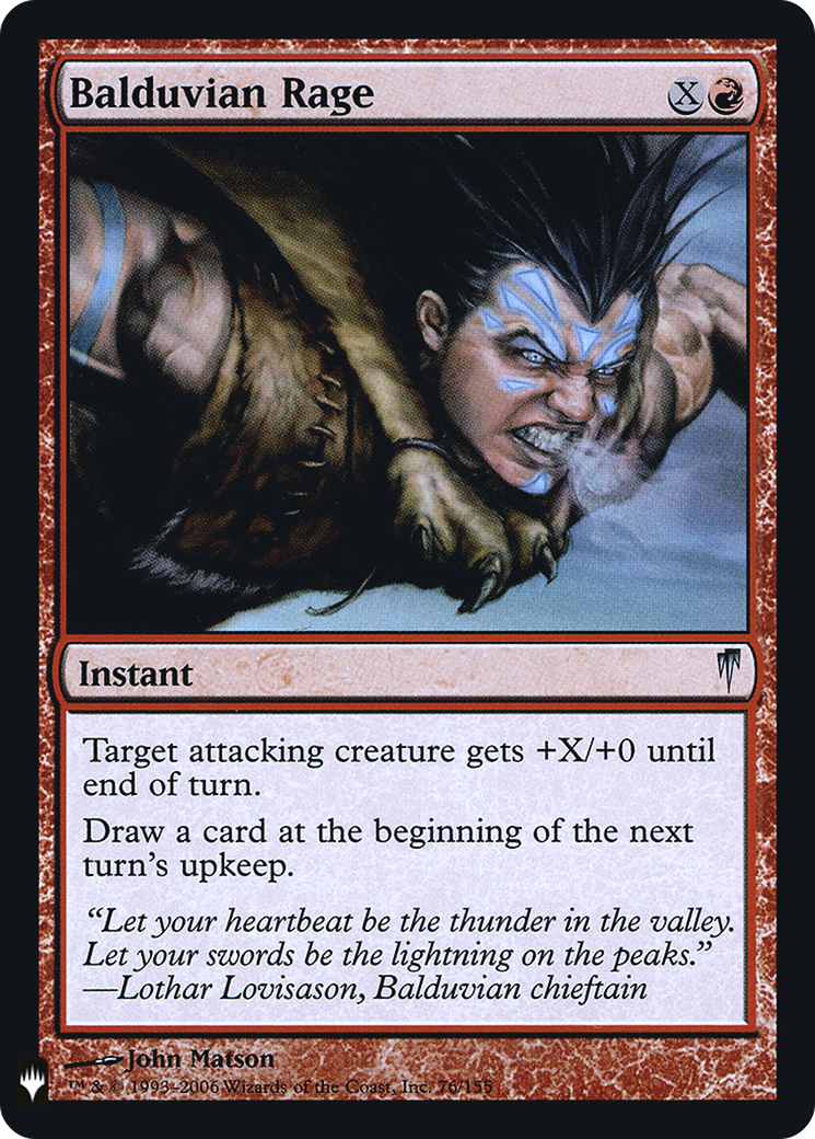 Image of Balduvian Rage [Mystery Booster]
