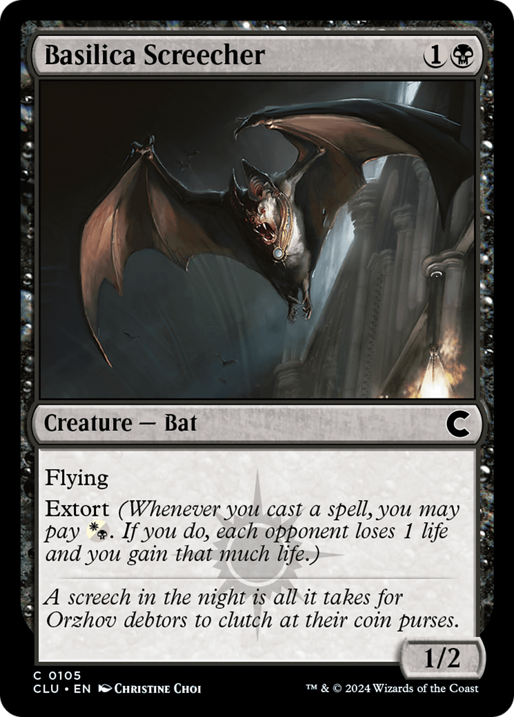 Image of Basilica Screecher [Ravnica: Clue Edition]