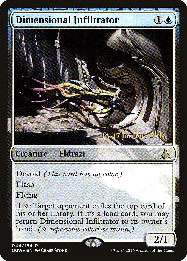 Image of Dimensional Infiltrator [Oath of the Gatewatch Prerelease Promos]