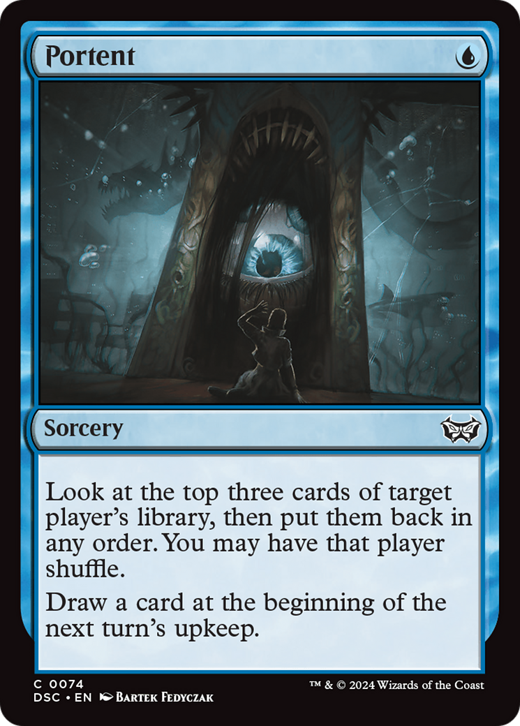 Image of Portent [Duskmourn: House of Horror Commander]