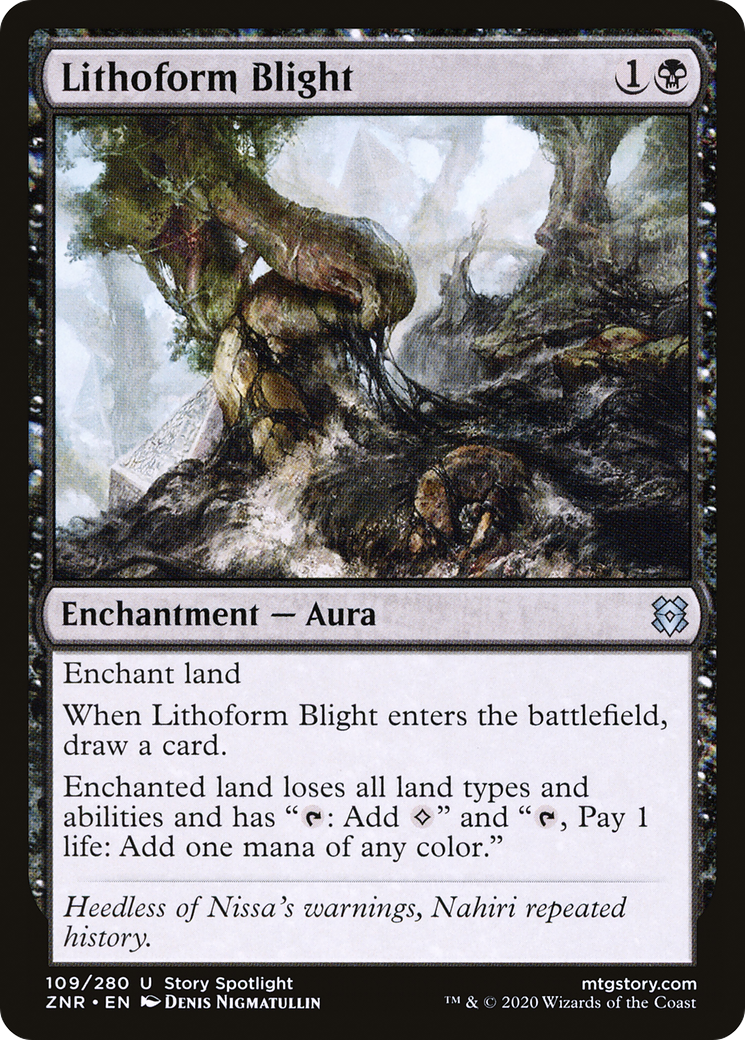 Image of Lithoform Blight [Zendikar Rising]