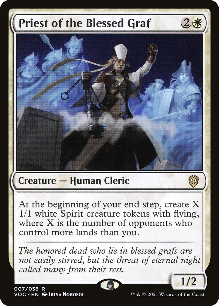 Image of Priest of the Blessed Graf [Innistrad: Crimson Vow Commander]