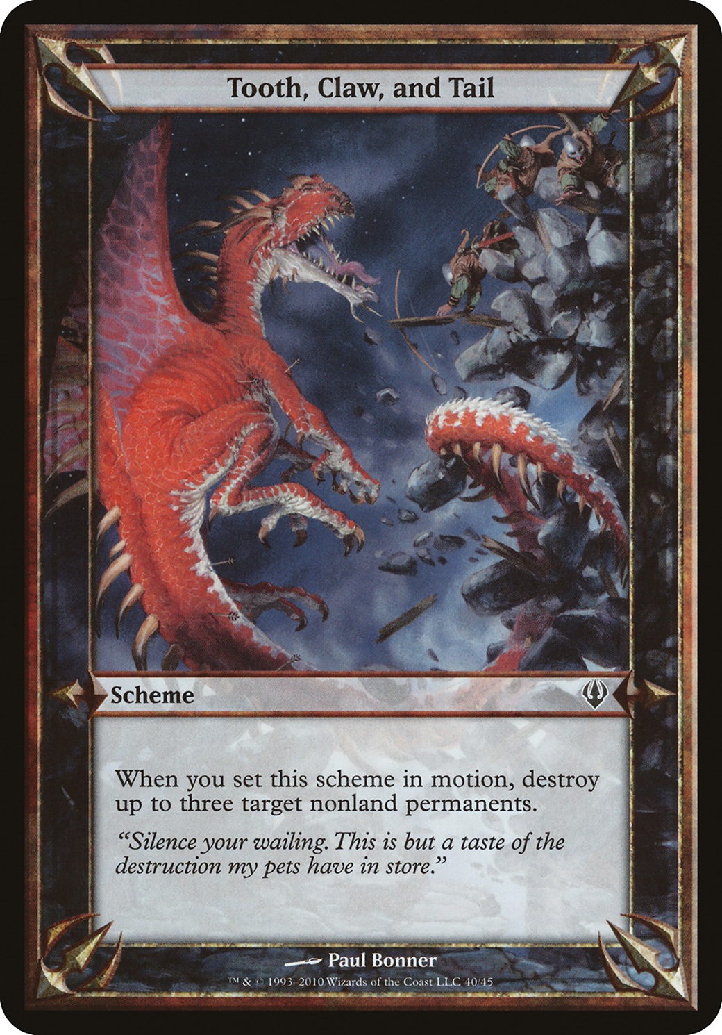 Image of Tooth, Claw, and Tail (Schemes) [Archenemy Schemes]
