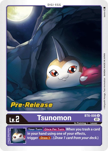 Image of Tsunomon [BT6-006] [Double Diamond Pre-Release Cards]
