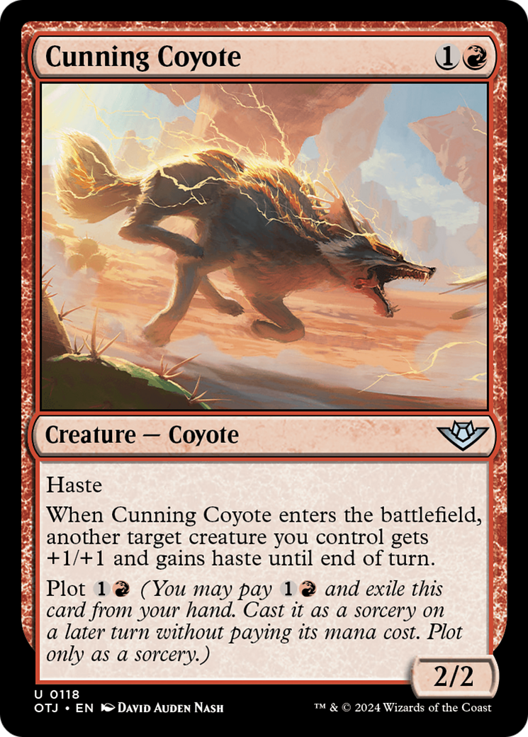 Image of Cunning Coyote [Outlaws of Thunder Junction]
