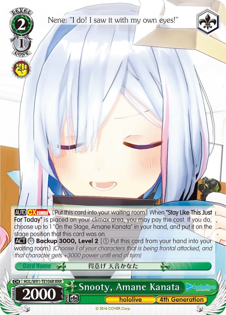 Image of Snooty, Amane Kanata (HOL/W91-TE106R RRR) [hololive production]