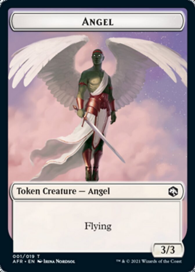 Image of Treasure // Angel Double-Sided Token [Dungeons & Dragons: Adventures in the Forgotten Realms Tokens]