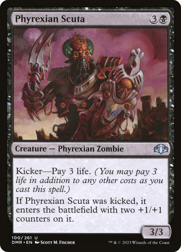 Image of Phyrexian Scuta [Dominaria Remastered]