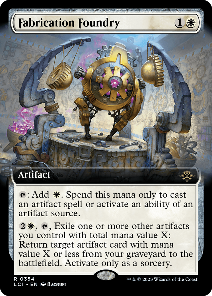 Image of Fabrication Foundry (Extended Art) [The Lost Caverns of Ixalan]