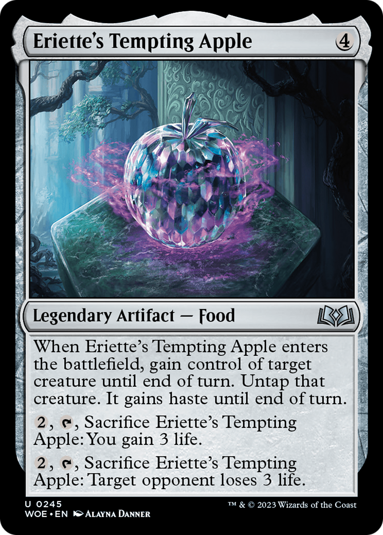 Image of Eriette's Tempting Apple [Wilds of Eldraine]