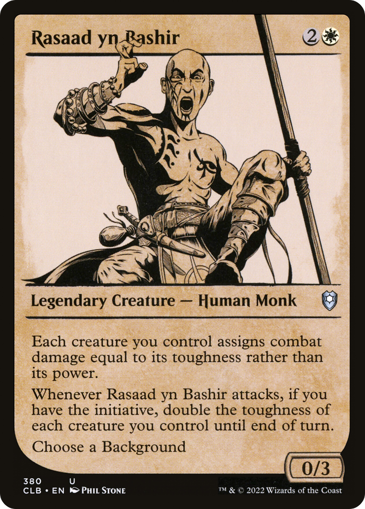 Image of Rasaad yn Bashir (Showcase) [Commander Legends: Battle for Baldur's Gate]