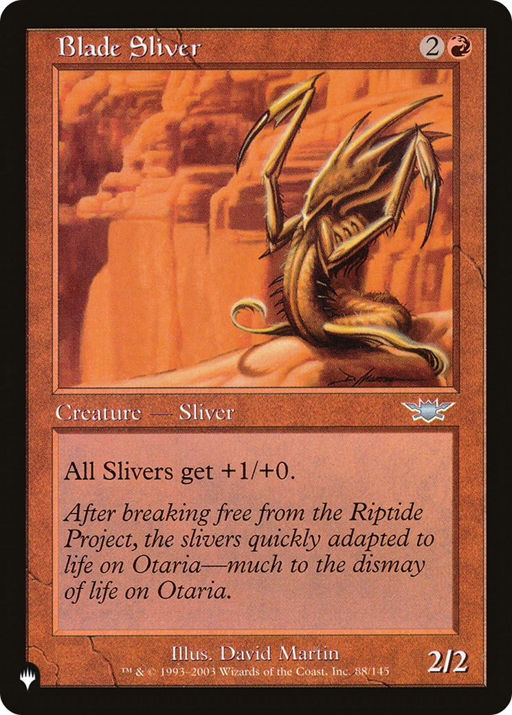 Image of Blade Sliver [The List]