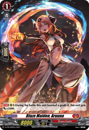 Image of Blaze Maiden, Aruuna (D-PR/029EN) [D Promo Cards]