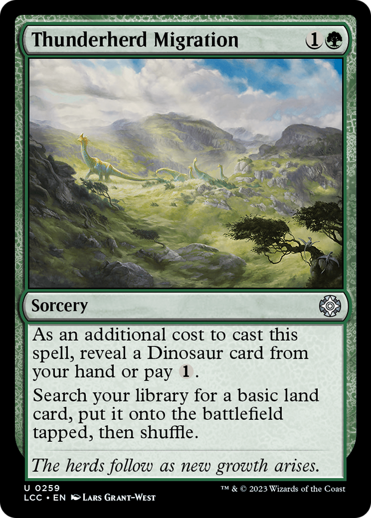 Image of Thunderherd Migration [The Lost Caverns of Ixalan Commander]