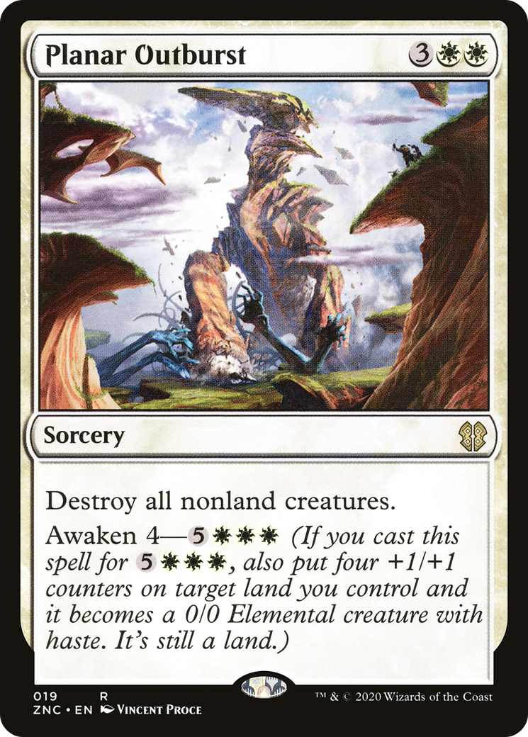 Image of Planar Outburst [Zendikar Rising Commander]