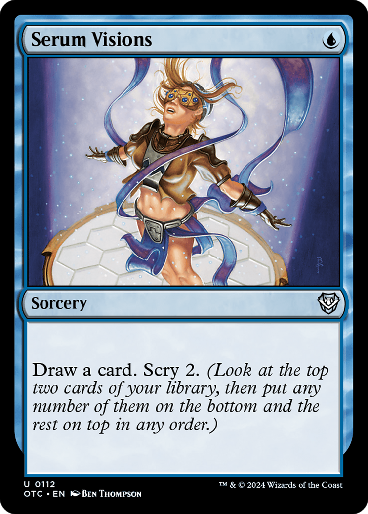 Image of Serum Visions [Outlaws of Thunder Junction Commander]