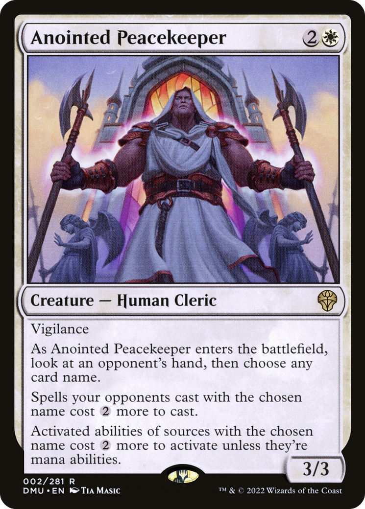 Image of Anointed Peacekeeper [Dominaria United]