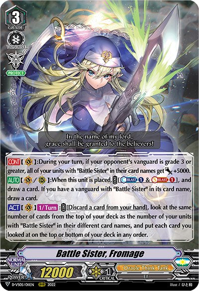 Image of Battle Sister, Fromage (D-VS05/011EN) [V Clan Collection Vol.5]