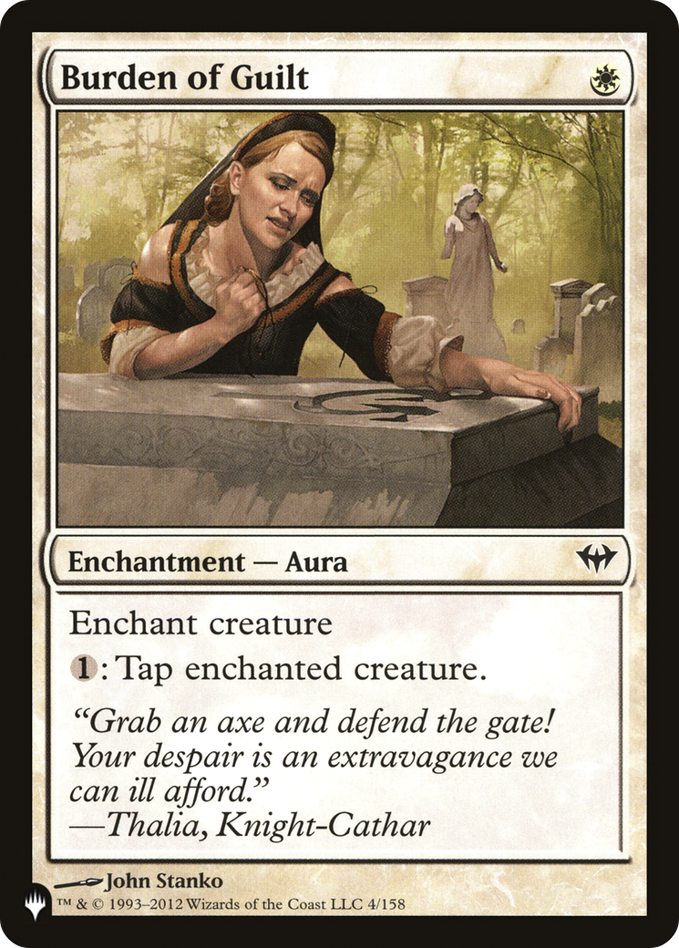 Image of Burden of Guilt [The List]
