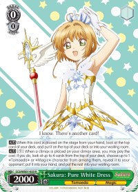 Image of Sakura: Pure White Dress (CCS/WX01-035 R) [Cardcaptor Sakura: Clear Card]